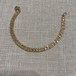 Gold Nugget Bracelet