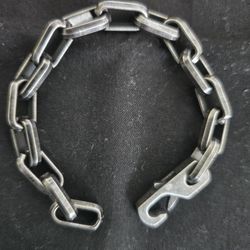 Stainless Steel Simple Cuban-O Chain Bracelet 