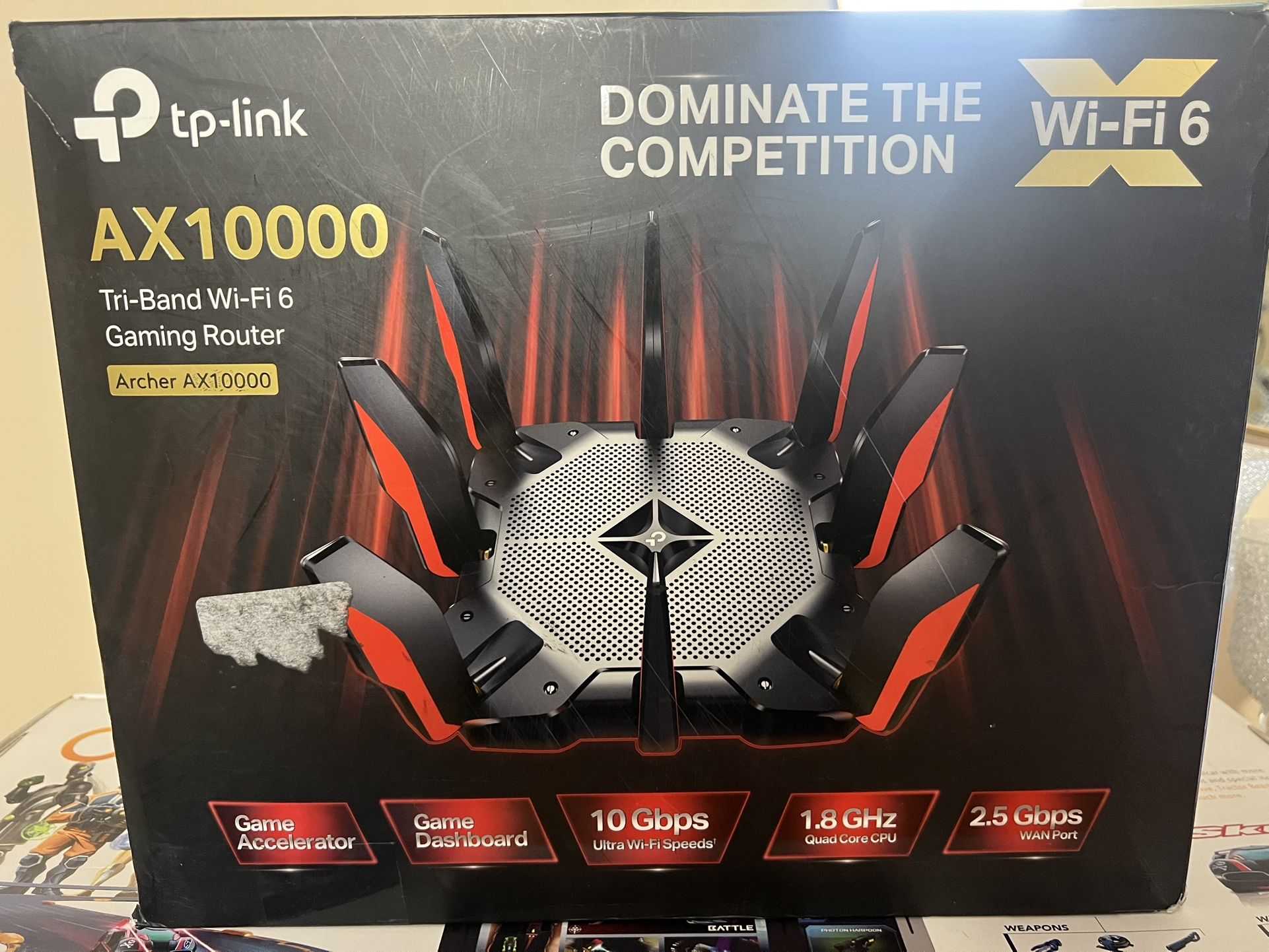 TP-Link Archer AX10000 Tri-Band Wi-Fi 6 Router