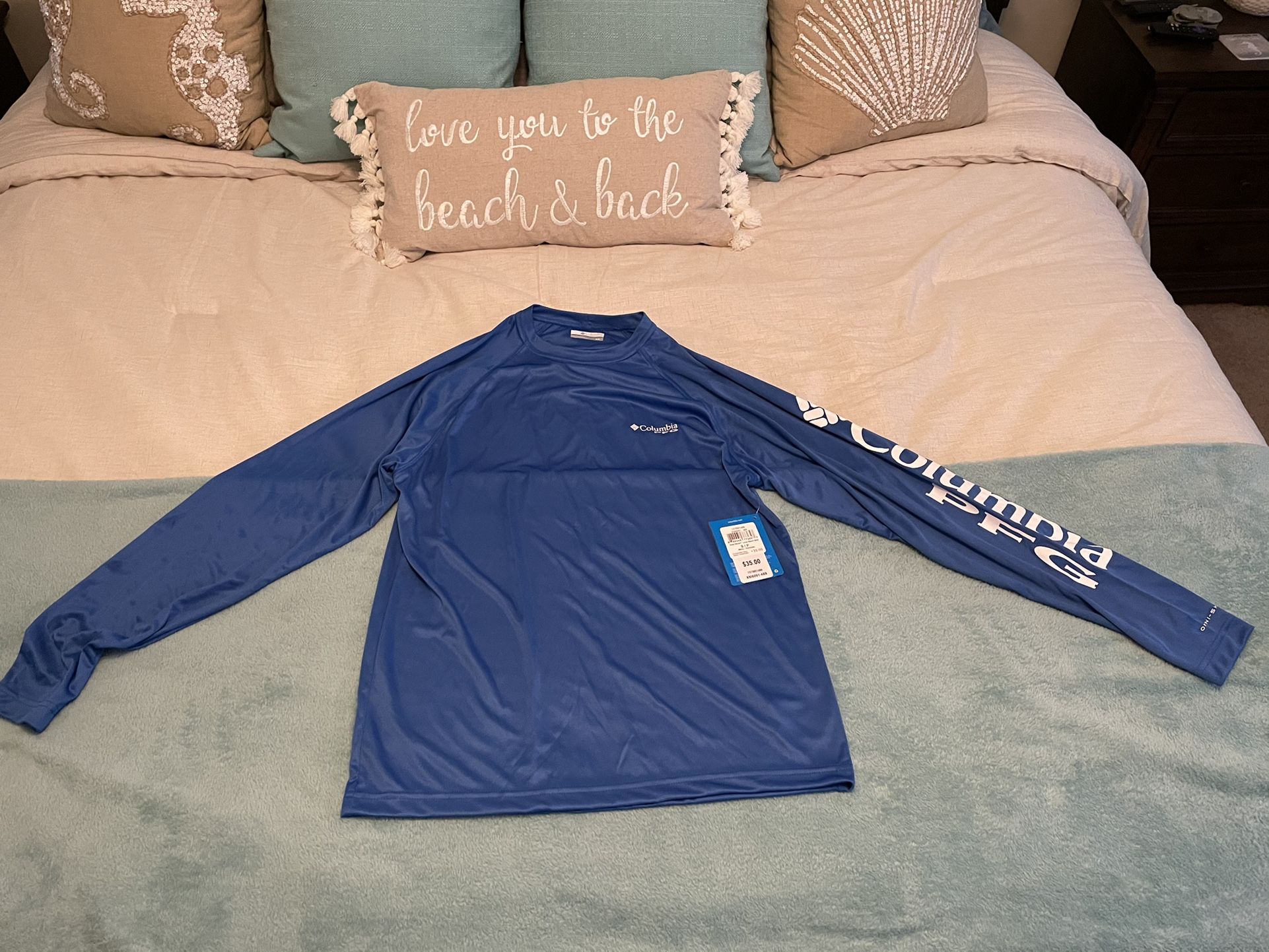 4 Columbia PFG & Reel Life fishing shirts size S and L