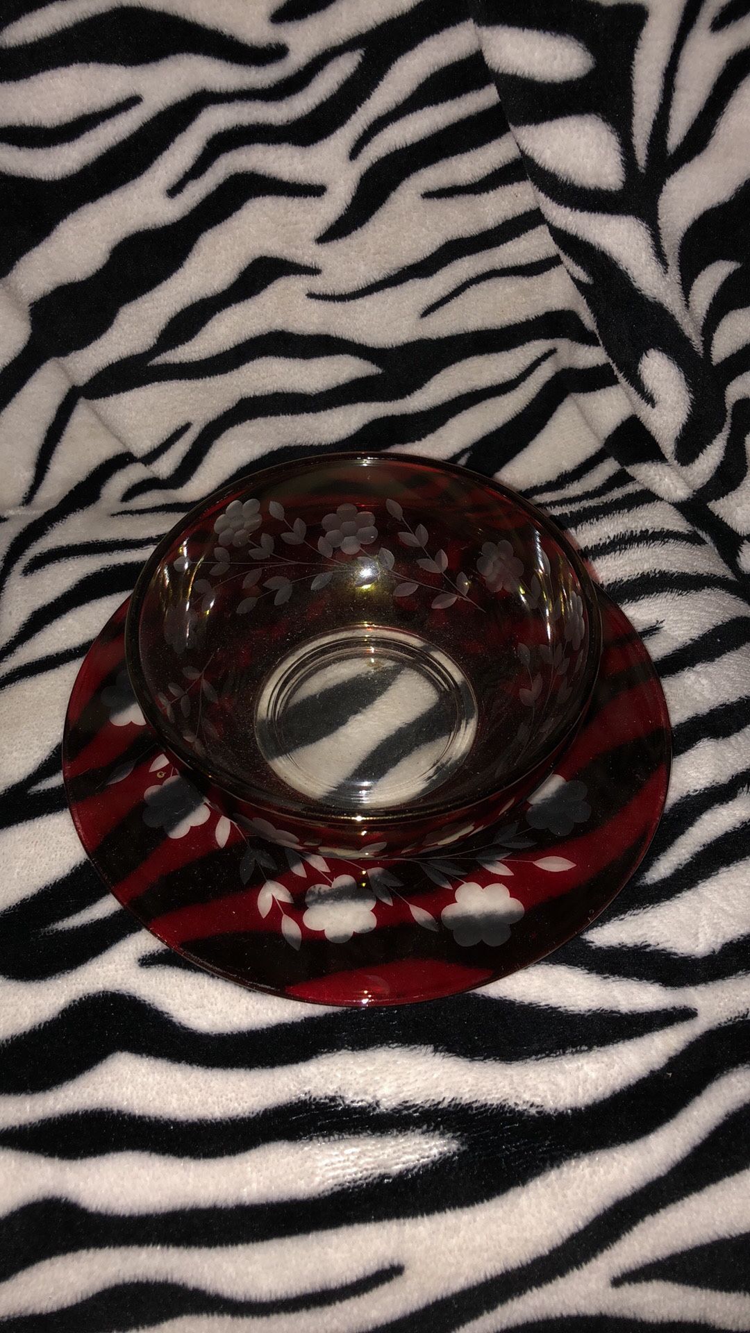 Carousel bowl and plate