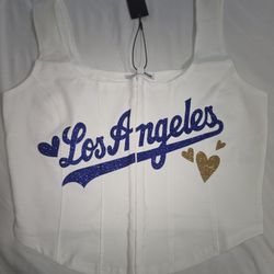 Custom DODGERS corset Size Large