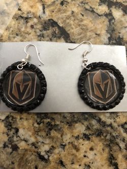 Golden Knights Earrings