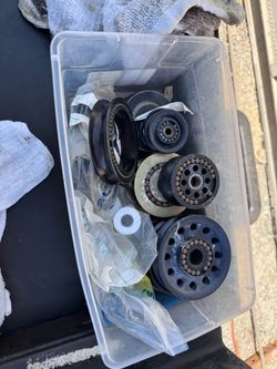 Assorted Sheaves and Pulleys for Sailboat