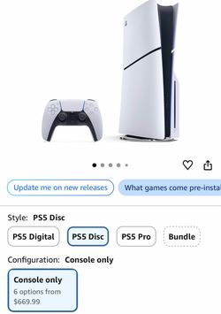 Selling PS5 Disc Edition
