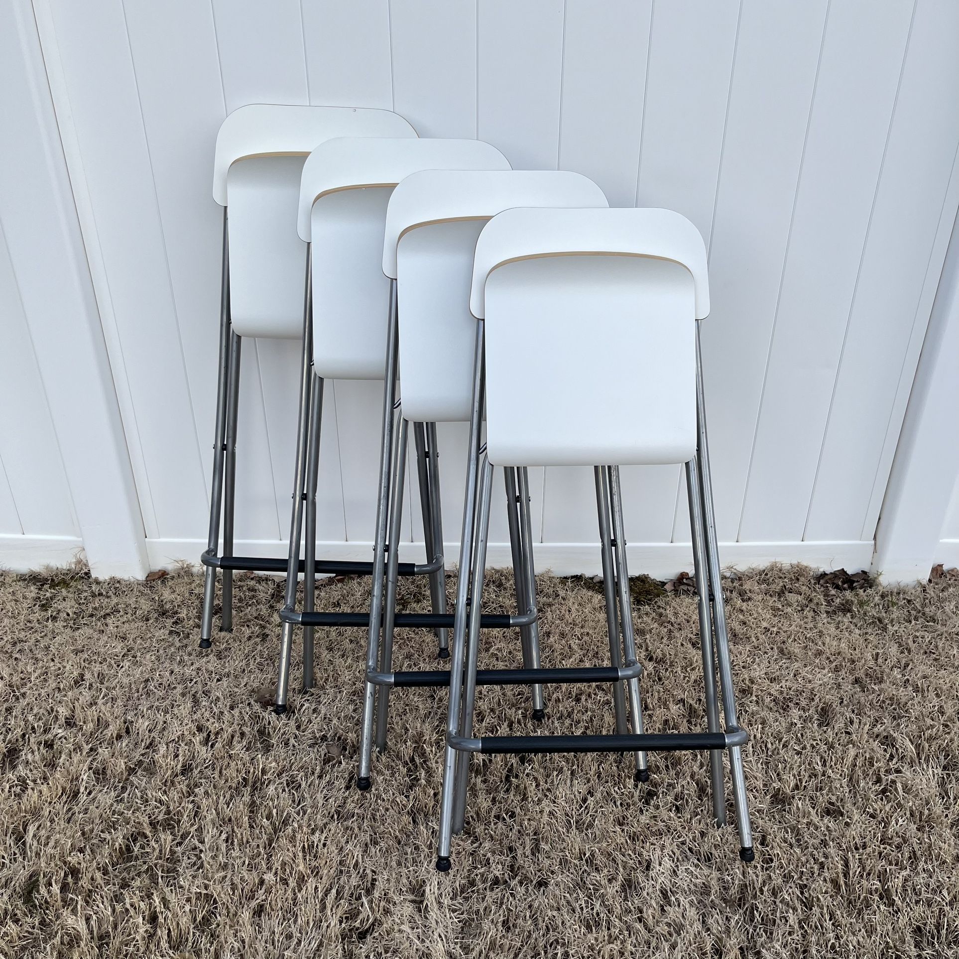 ☁️ Ikea Foldable Chairs Bar Stools 4 Set🌪️