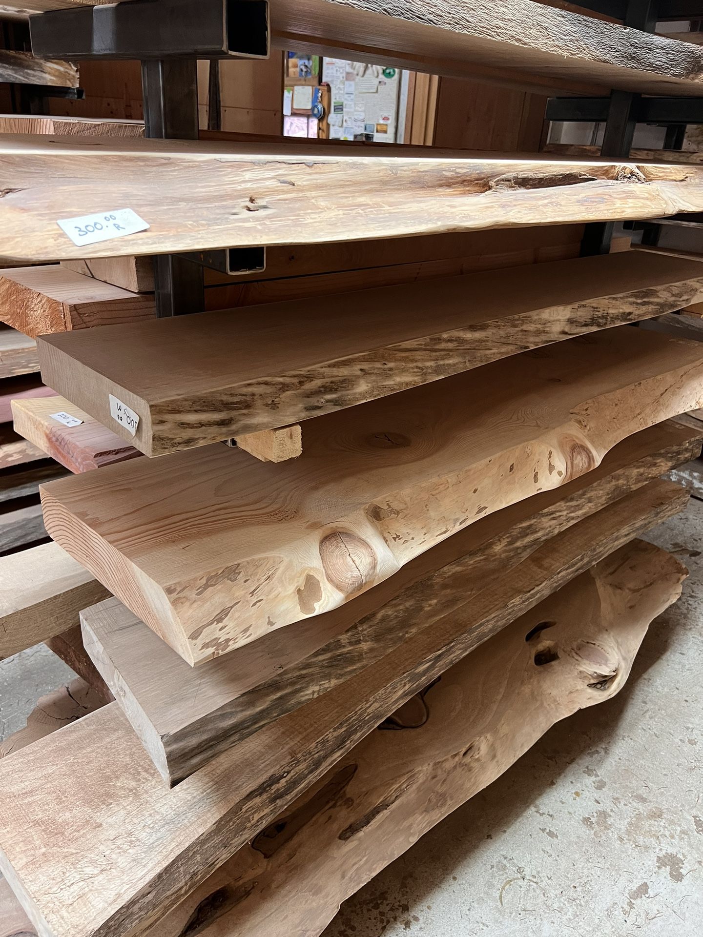 Live Edge Mantels