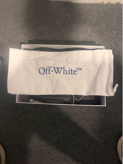 Out of Office Calf Leather Black and White Off White Sneakers