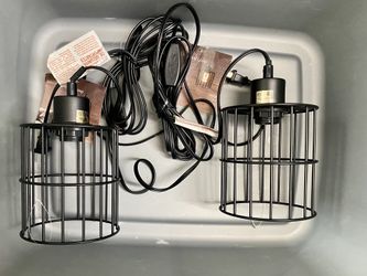 Black Plug In Pendant Lights