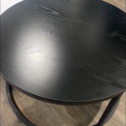 Black Round Tables For Living Room 