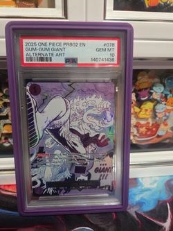 One piece prb02 gumgum giant psa 10