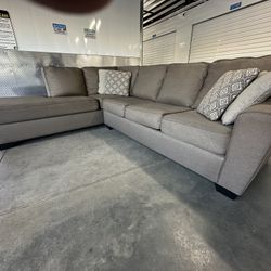 Ashley Furniture Tan L Sectional  FREE DELIVERY 🚚