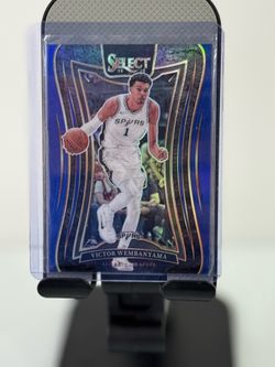 2024-25 Panini Select - Victor Wembanyama #309 - Mezzanine Blue Prizm