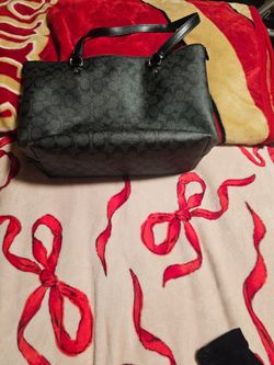 Black Coach purse tote