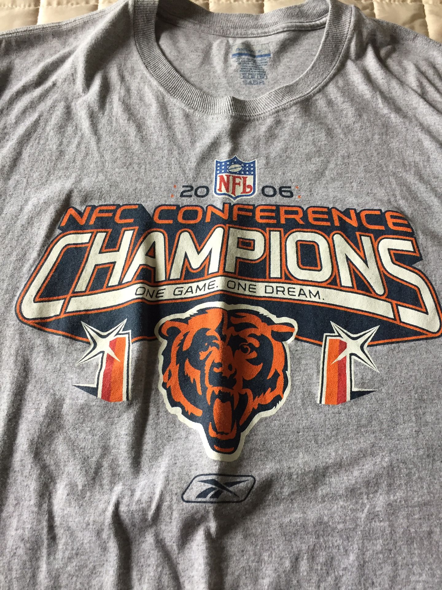 2006 Chicago Bears NFC conference champion shirt size extra large