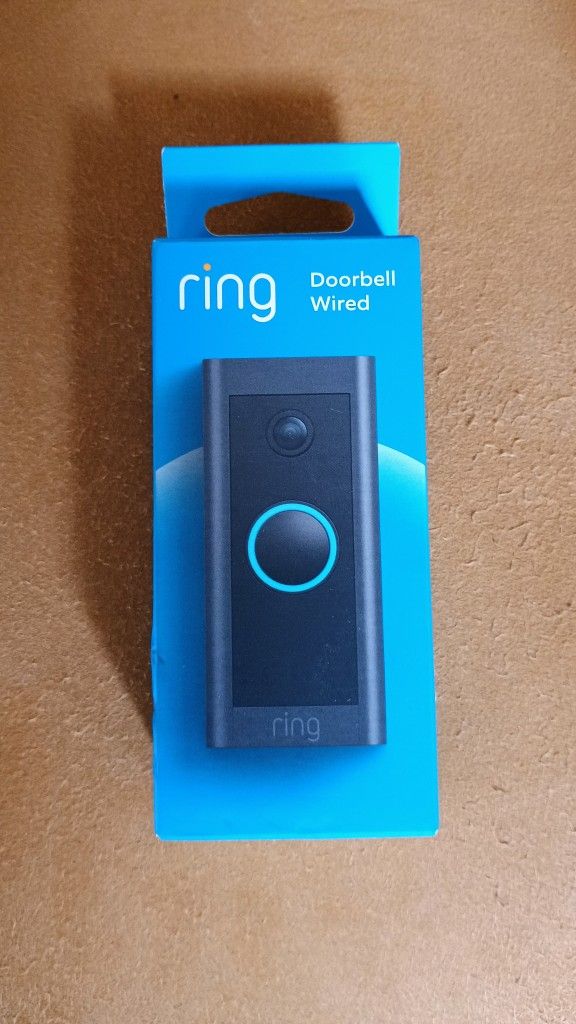 Brand New Never Opened Ring wired doorbell In original box never used never opened. See our other great vintage art antiques jewelry Sports comic book