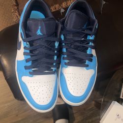 Jordan 1 Low University Blue And White 