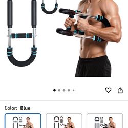Twister Arm Trainer, Professional Adjustable Chest Shoulder Workout Equipment for Men & Women, Portable Detachable Upper Body Fitness with Anti-Slip G