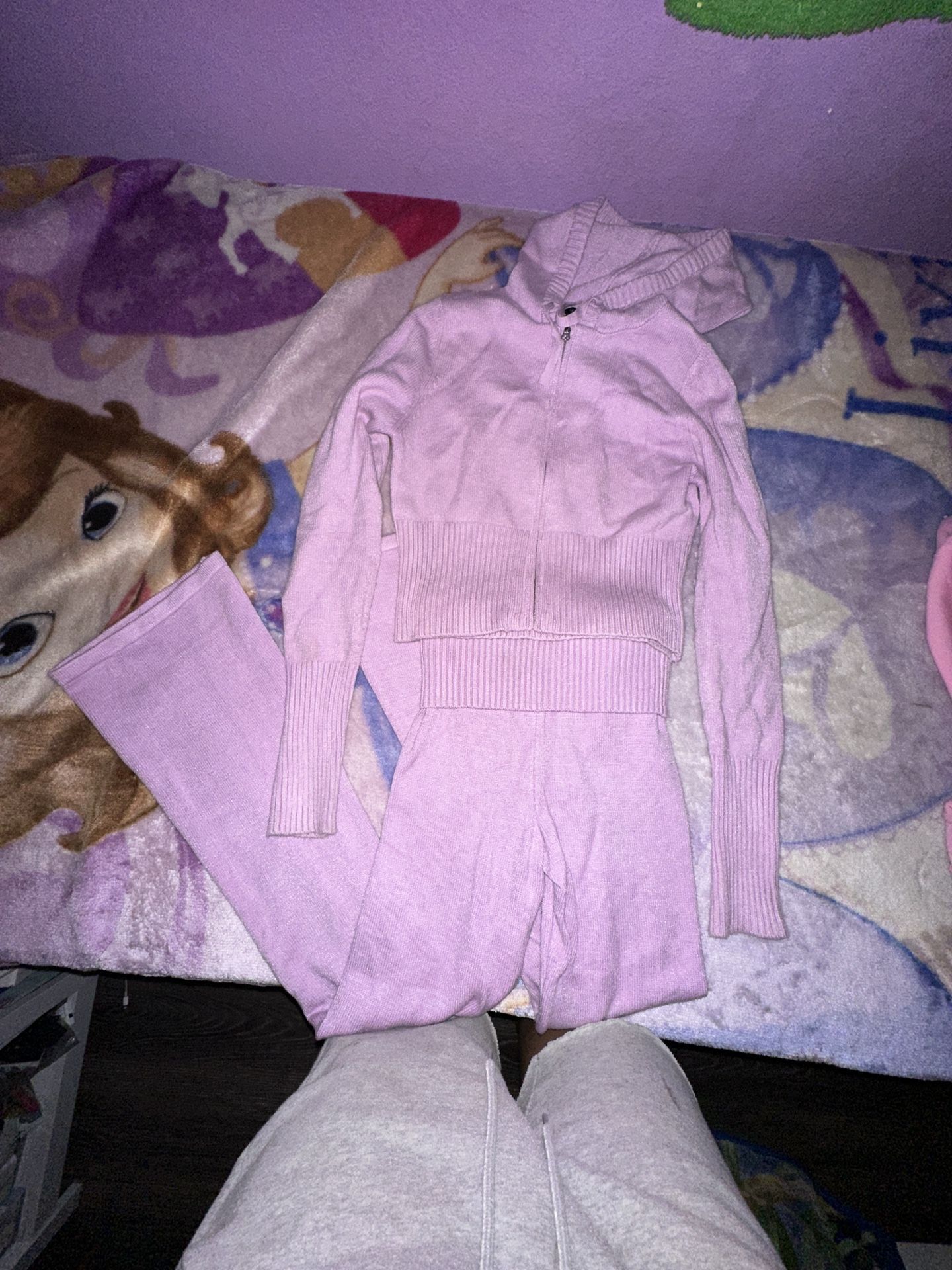 cute purple two piece