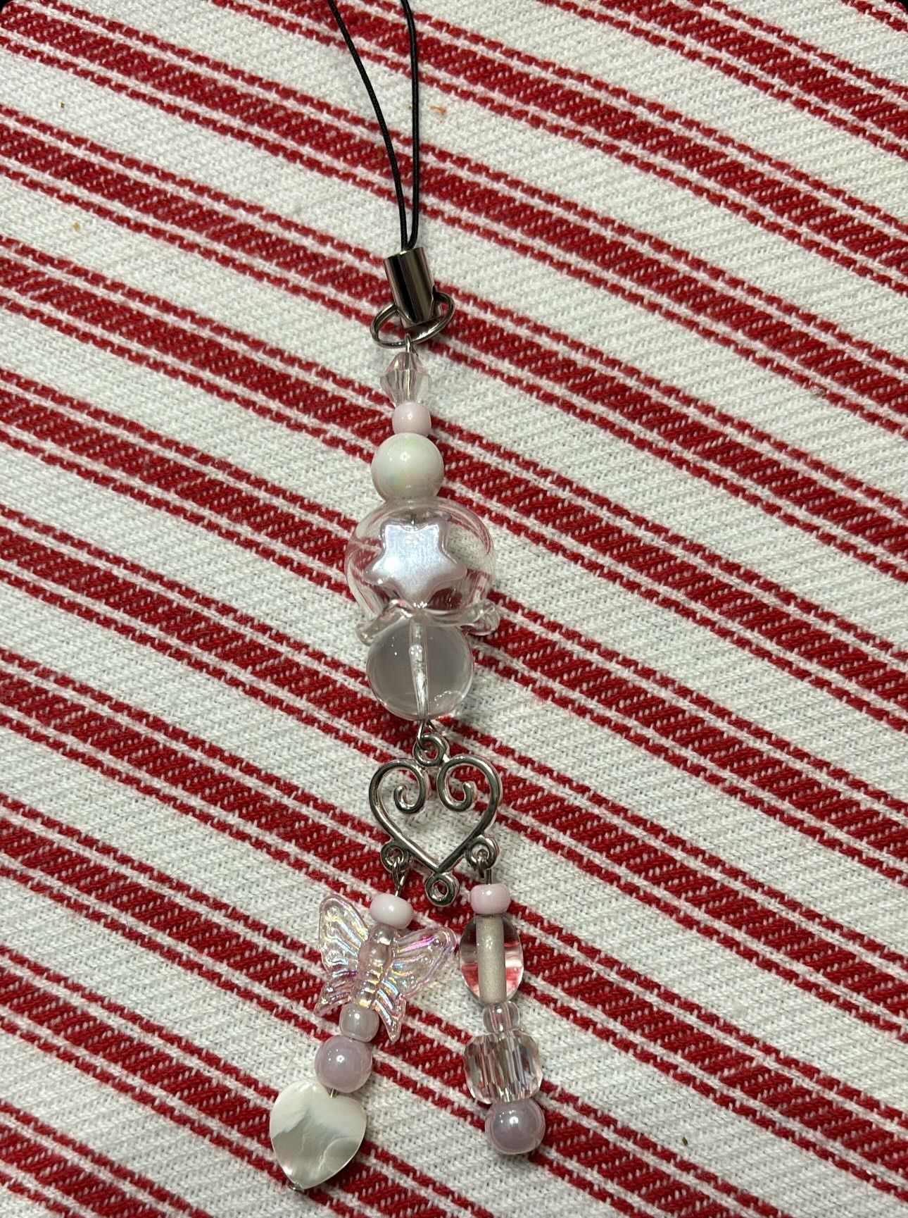 Handmade Jellyfish Phone Charm