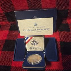 1987-S US Constitution Silver Dollar Proof Coin - 200th Anniversary