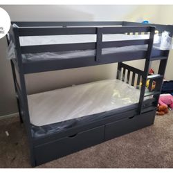 Twin Bunk Bed Frame On Sale 