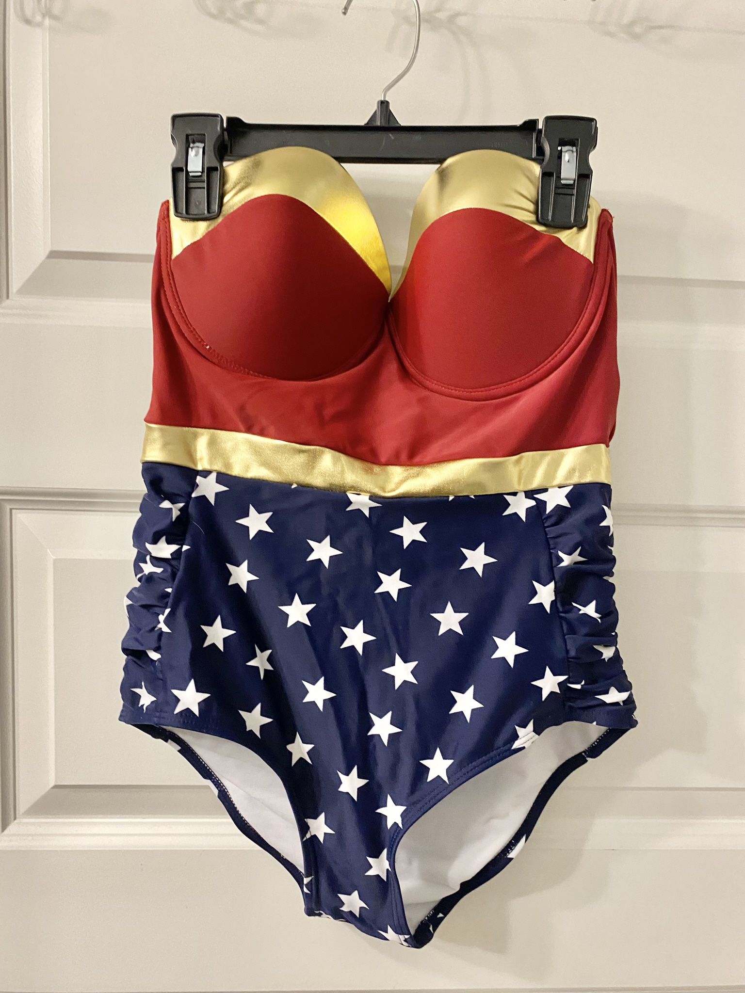 Adult Wonder Woman Swimsuit/Costume Medium