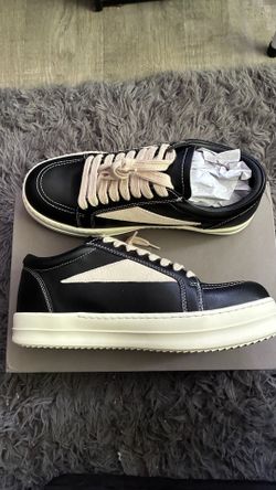 Rick Owen leather black size 10