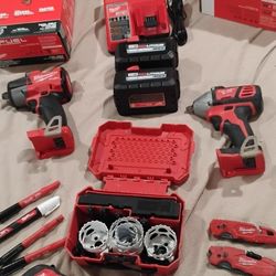Milwaukee 3/.  1/2 Impact 2 Xc 6.0 Battery's Plus More 