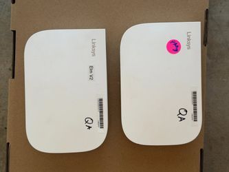 Linksys LN1100-Series Routers — 2 Work Samples + Power Adapters