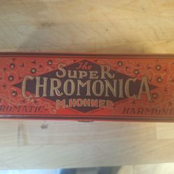 Vintage Hohner Harmonica Super Chromonica From 1940s
