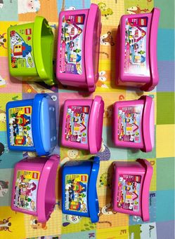 9 Lego Storage Containers.