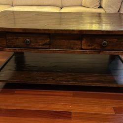 coffee table solid wood