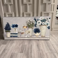 Kathryn White Framed Canvas 