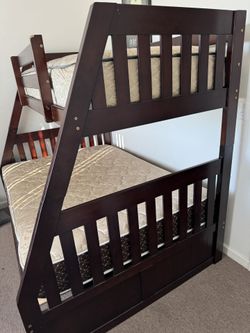 Full Size And Twin Bunk Bed