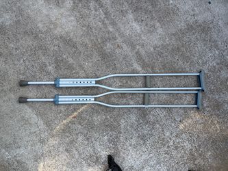 Crutches:  5’10” - 6’6” Adult