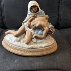 Black Madonna With Christ Ceramic 