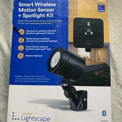 Motion sensor spotlight