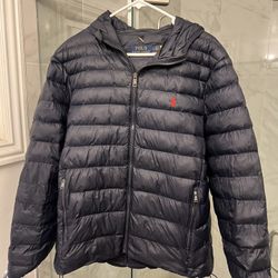 Raulph Lauren Polo Puffer With Hood