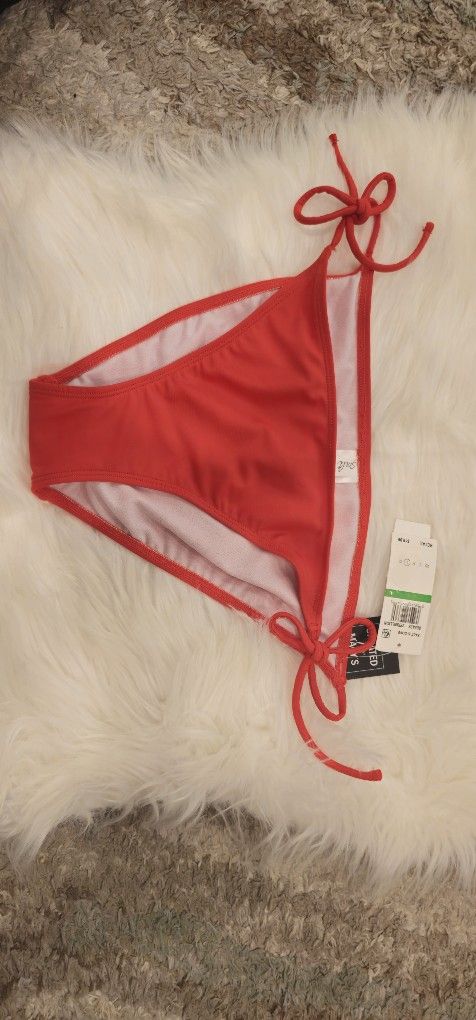 Salt + Cove Women's Side-Tie Bikini Bottoms, Created for Macy's -

Vermillion, Large