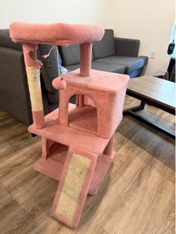 Pink Cat Tree