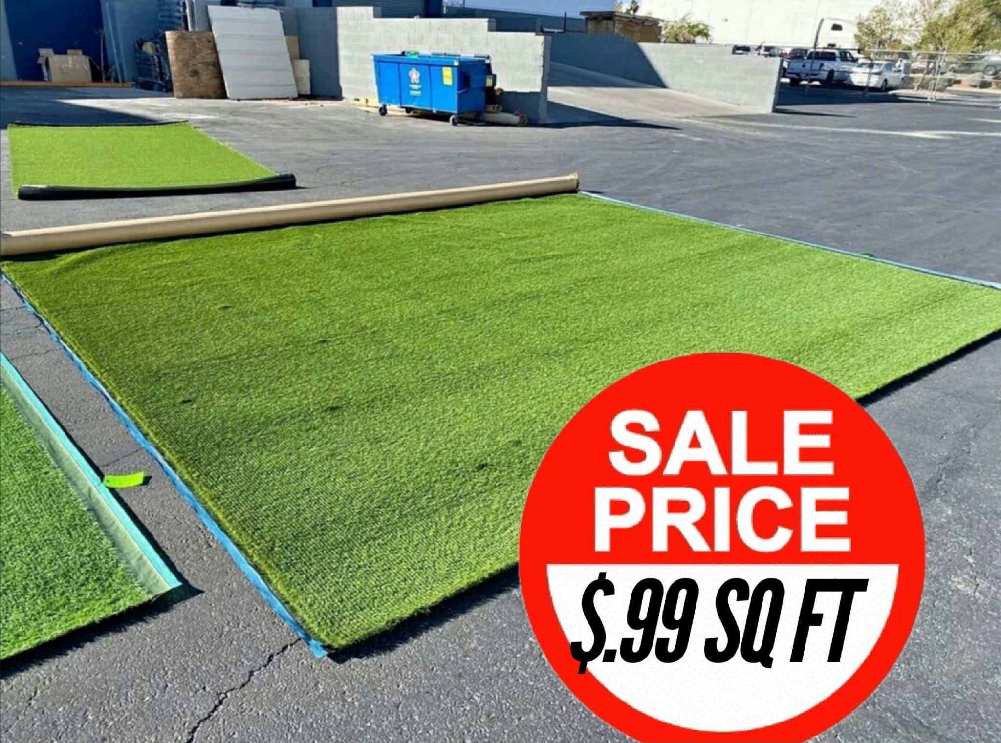 Artificial Turf Liquidation-Alpine .99 cents per sq ft