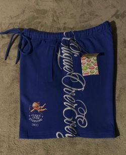 Royal Blue Denim Shorts