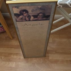 Angels Framed Print 12x36