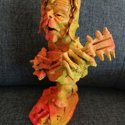 Clay Folk Art Piece
