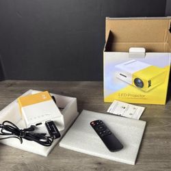 ARTLII MINI LED PROJECTOR W/ HALLOWEEN AND CHRISTMAS DECOR VIDEO ANIMATION w/ PRELOADED FLASH DRIVE