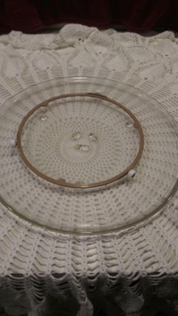 πLarge microwave tray & roller glider!