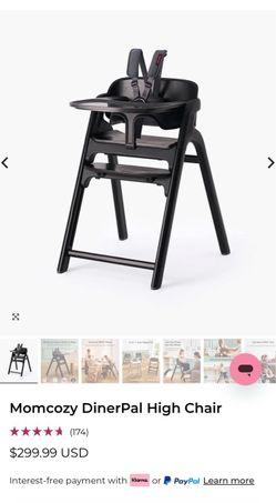 Mom cozy high chair baby’s