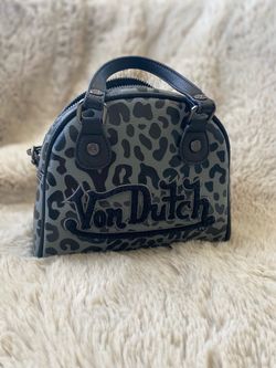 Von Dutch Mini Dome Bag Leopard Print