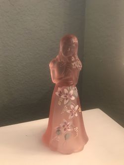Fenton glass girl